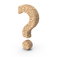 Cracked Mud Question PNG & PSD Images