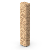 Cracked Mud Letter I PNG & PSD Images
