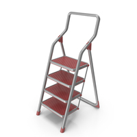 Four Step Portable Ladder PNG & PSD Images