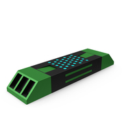 Green SciFi Element PNG & PSD Images