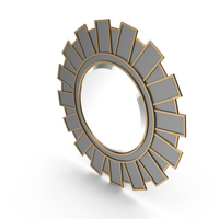Meyerson Sun Ray Accent Mirror PNG & PSD Images