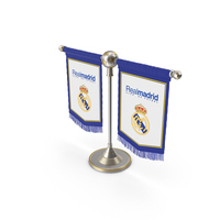 Real Madrid Desk Flag PNG & PSD Images