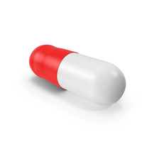 Red & White Pill Capsule PNG & PSD Images