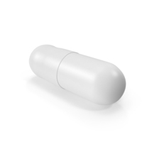 White Pill Capsule PNG & PSD Images