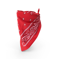 Red Bandana Paisley Pattern PNG & PSD Images