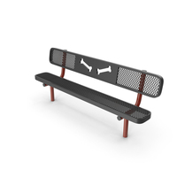 Black Bench For Dog Park PNG & PSD Images