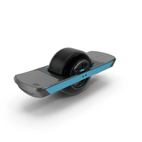 Blue Unicycle Electric Skate PNG & PSD Images