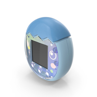 Blue Tamagotchi PNG & PSD Images