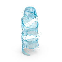 Blue Water Twisted Splash PNG & PSD Images