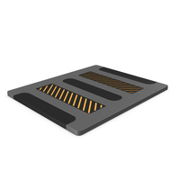Grey SciFi Tile Panel PNG & PSD Images