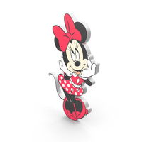 Happy Minnie Mouse Character PNG & PSD Images