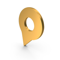 Map Location Icon Gold PNG & PSD Images