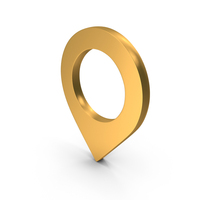 Map Location Icon Gold PNG & PSD Images