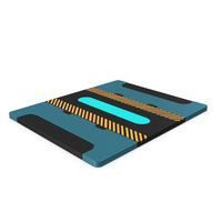 Scifi Tile Panel Blue PNG & PSD Images