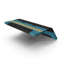 Scifi Tile Panel Blue PNG & PSD Images