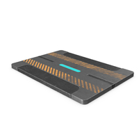 Used SciFi Tile Panel PNG & PSD Images