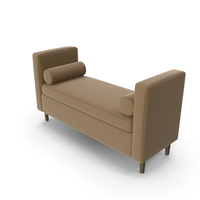 Telesphorus Upholstered Storage Bench PNG & PSD Images