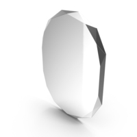Traditional Frameless Diamond Wall Mirror PNG & PSD Images