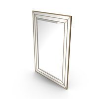 Traditional Beveled Accent Mirror PNG & PSD Images