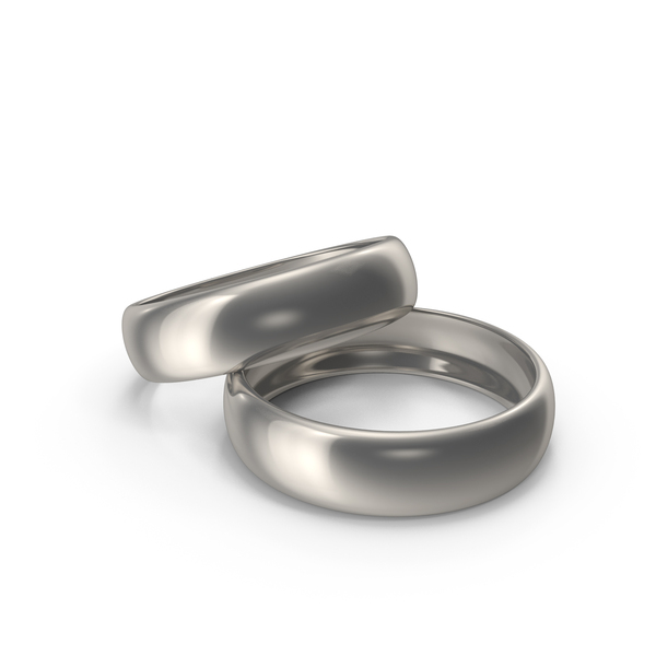 Silver Engagement Rings PNG & PSD Images