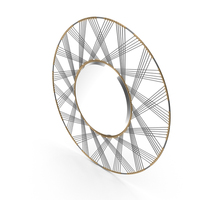 Decorative Round Shadow Mirror PNG & PSD Images