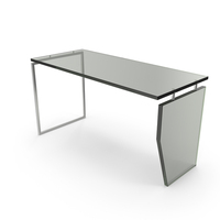 Simple Glass Office Table PNG & PSD Images