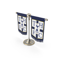 Tottenham Hotspur FC Desk Flag PNG & PSD Images