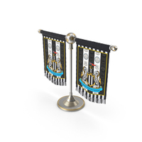 Newcastle FC Desk Flag PNG & PSD Images