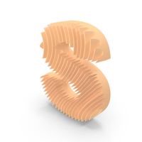 Wavy Shape Letter S PNG & PSD Images