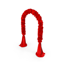 Wedding Arch From Red Roses PNG & PSD Images