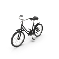 Bicycle Cartoon Black PNG & PSD Images