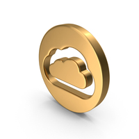 Gold Cloud Icon PNG & PSD Images
