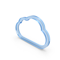 Glass Cloud Icon PNG & PSD Images