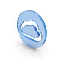 Glass Cloud Icon PNG & PSD Images