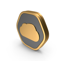 Badge Cloud Icon PNG & PSD Images