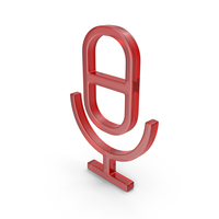 Glass Microphone Icon PNG & PSD Images