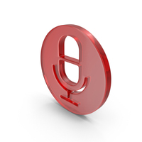 Glass Microphone Icon PNG & PSD Images