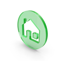 Glass Home Icon PNG & PSD Images