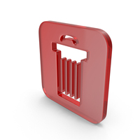 Glass Trash Bin Icon PNG & PSD Images