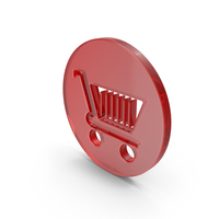 Glass Shopping Cart Icon PNG & PSD Images