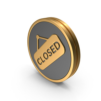 Badge Closed Icon PNG & PSD Images