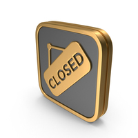 Badge Closed Icon PNG & PSD Images