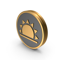 Badge Sun Icon PNG & PSD Images