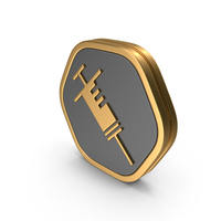 Badge Syringe Icon PNG & PSD Images
