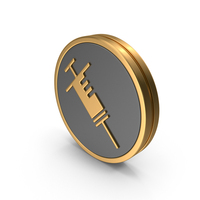 Badge Syringe Icon PNG & PSD Images