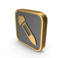 Badge Eyedropper Icon PNG & PSD Images
