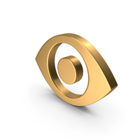 Gold Eye Icon PNG & PSD Images