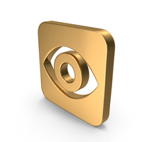 Gold Eye Icon PNG & PSD Images