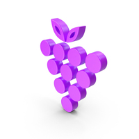 Pink Grapes Icon PNG & PSD Images