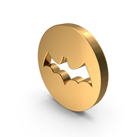 Gold Bat Icon PNG & PSD Images